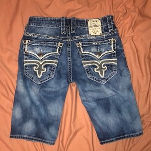 Selling these rock revival shorts